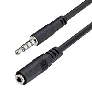 1m 3.5mm 4 Position TRRS Headset Extension Cable - M/F