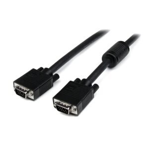 100 ft Coax High Resolution Monitor VGA Cable - HD15 M/M