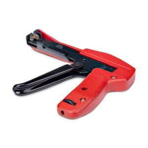 Nylon Cable Tie Gun, Zip Tie Cable Installation and Cutter Tool, Zip Tie Tensioning/Tightener, Works with Nylon Zip Ties 2.4mm to 4.8mm