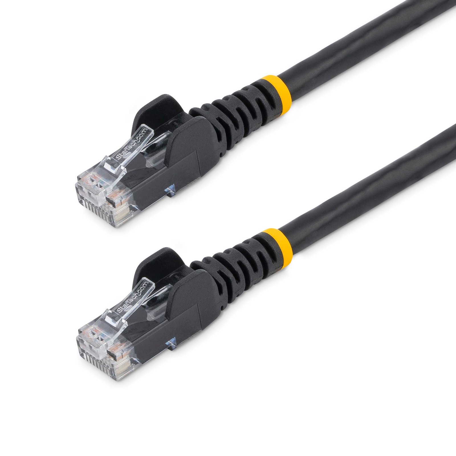 100ft CAT6 Ethernet Cable - Black CAT 6 Gigabit Ethernet Wire -250MHz 100W PoE RJ45 UTP Network/Patch Cord Snagless w/Strain Relief