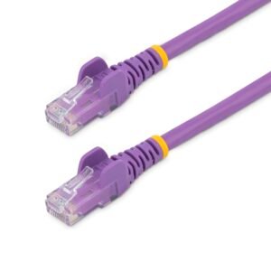 100ft CAT6 Ethernet Cable - Purple CAT 6 Gigabit Ethernet Wire -250MHz 100W PoE RJ45 UTP Network/Patch Cord Snagless w/Strain Relief