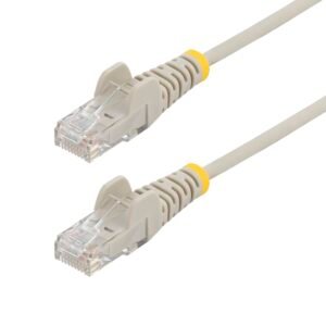 10 ft. CAT6 Ethernet Cable - Slim - Snagless RJ45 Connectors - Gray