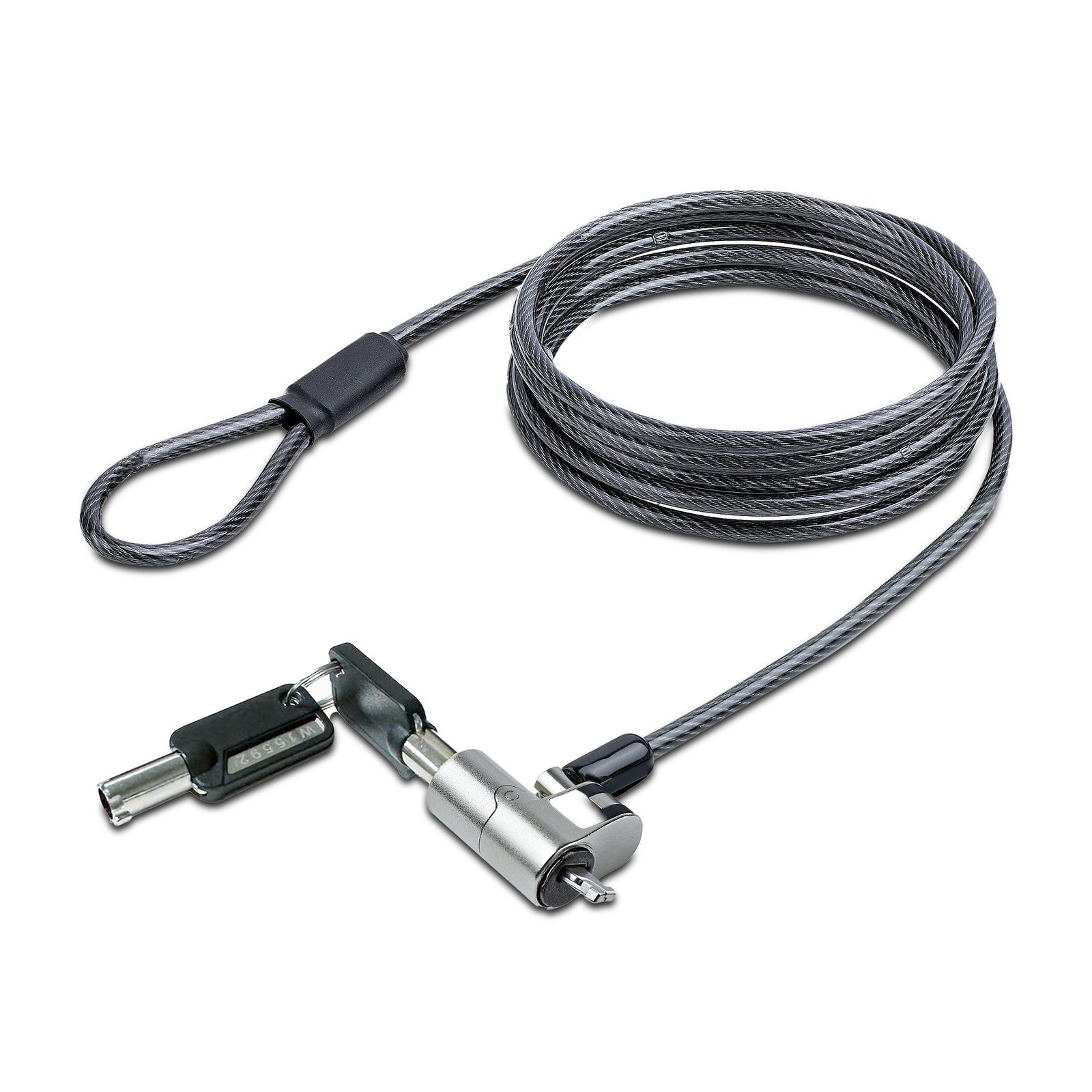 Nano Laptop Cable Lock, 6.6ft (2m), Anti-Theft Keyed Lock, Security Cable Locks Nano Slot Notebooks, For EliteBook/LenovoX1/2-1 Laptops