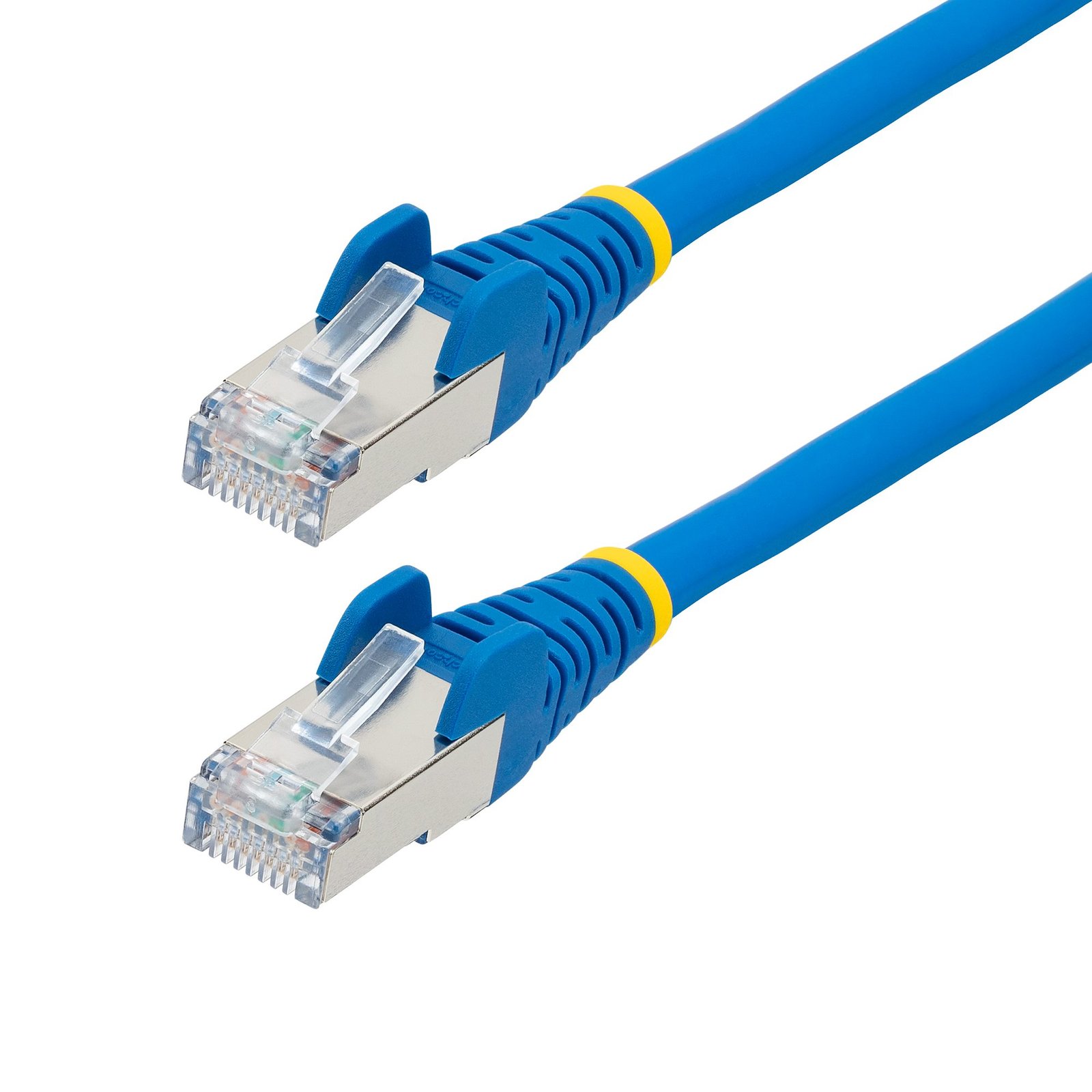 100ft Blue CAT6a Ethernet Cable, Snagless RJ45, 10GbE, 100W PoE++, S/FTP, LSZH, 27AWG Pure Bare Copper Wire, 500MHz, Shielded Network Patch