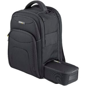 15.6" Laptop Backpack with Removable Accessory Organizer Case - Professional IT Tech Backpack for Work/Travel/Commute - Ergonomic Computer