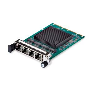 4-Port RJ45 Gigabit OCP 3.0 Server Network Card w/Intel® I350-AM4, SFF 4C+ Compatible, Multi-Speed Ethernet, PCIe 3.0, LAN Transformer, NIC
