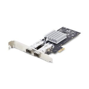 2-Port GbE SFP Network Card, PCIe 2.0 x1, Intel I350-AM2 2x 1GbE Controller, 1000BASE Copper/Fiber Optic, Dual-Port Gigabit Ethernet NIC