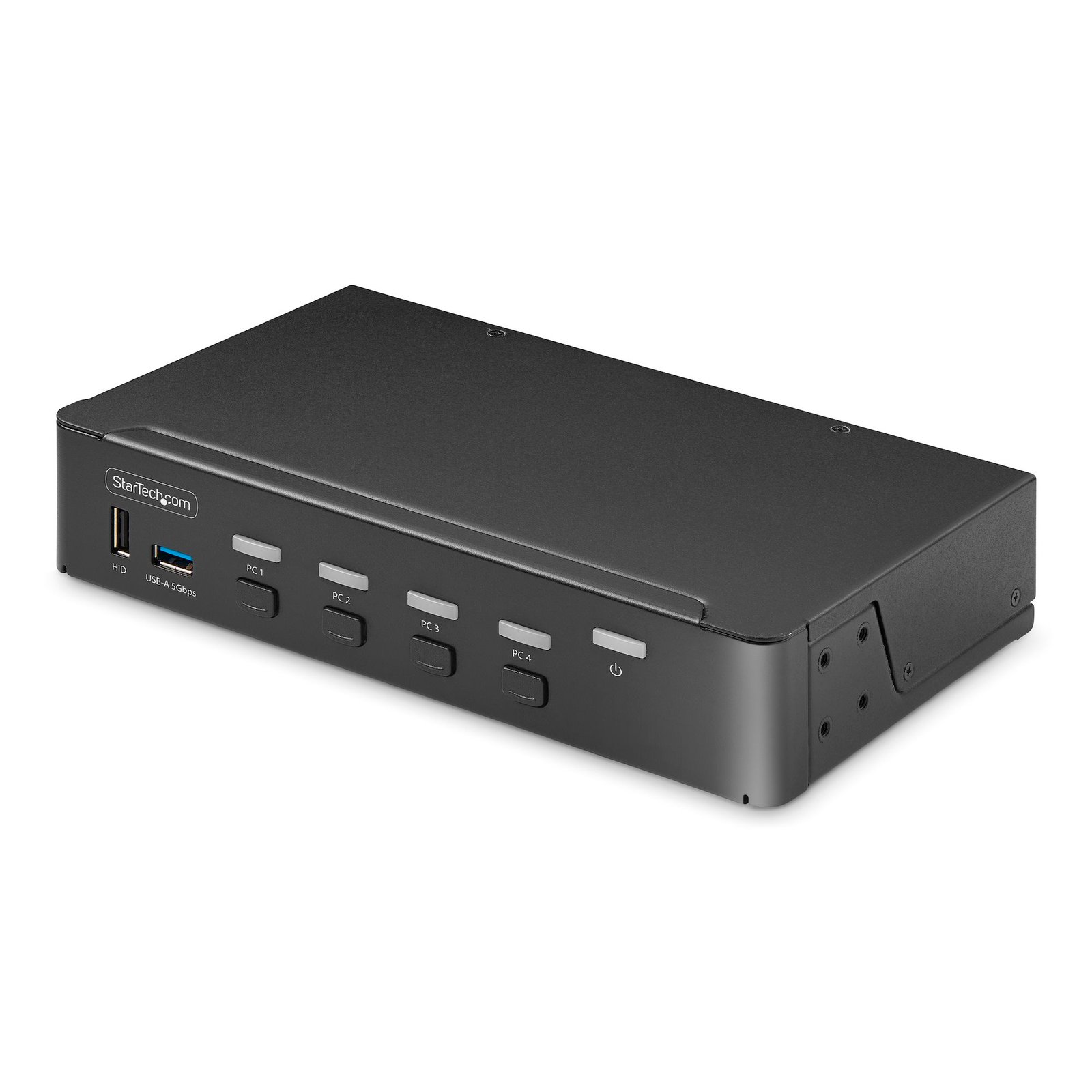 4-Port DisplayPort KVM Switch, Single 4K 60Hz Monitor, 6x USB Ports, Push-Button & Hotkey Switching, DisplayPort 1.2, OS Independent, TAA