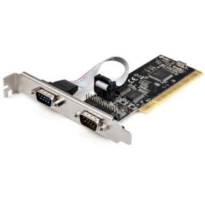 PCI Serial Parallel Combo Card with Dual Serial RS232 Ports (DB9) & 1x Parallel LPT Port (DB25) - PCI Combo Adapter Card - PCI Expansion