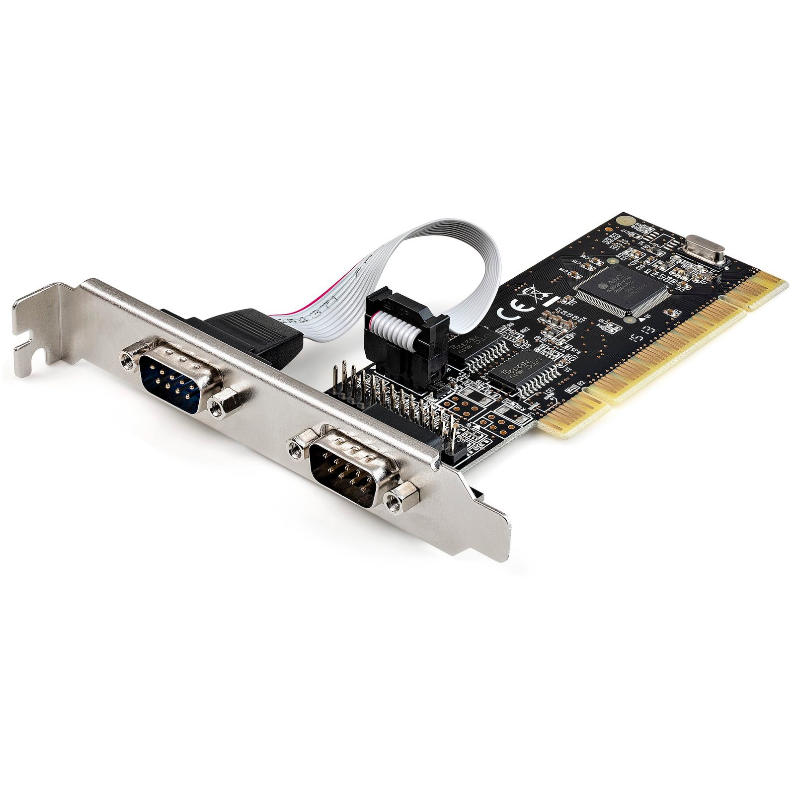 PCI Serial Parallel Combo Card with Dual Serial RS232 Ports (DB9) & 1x Parallel LPT Port (DB25) - PCI Combo Adapter Card - PCI Expansion