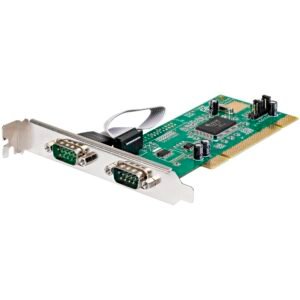 2 Port PCI RS232 Serial Adapter Card with 16550 UART - TAA