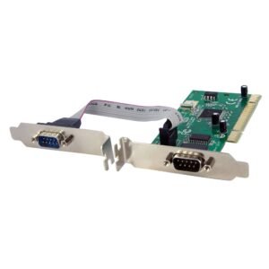 2 Port PCI RS232 Serial Adapter Card w/ 16950 UART - Dual Voltage