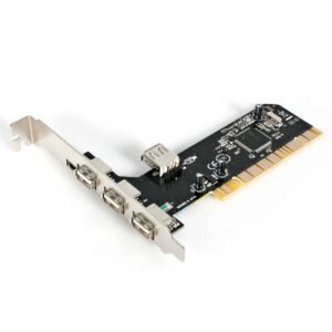 4 Port PCI High Speed USB 2.0 Adapter Card