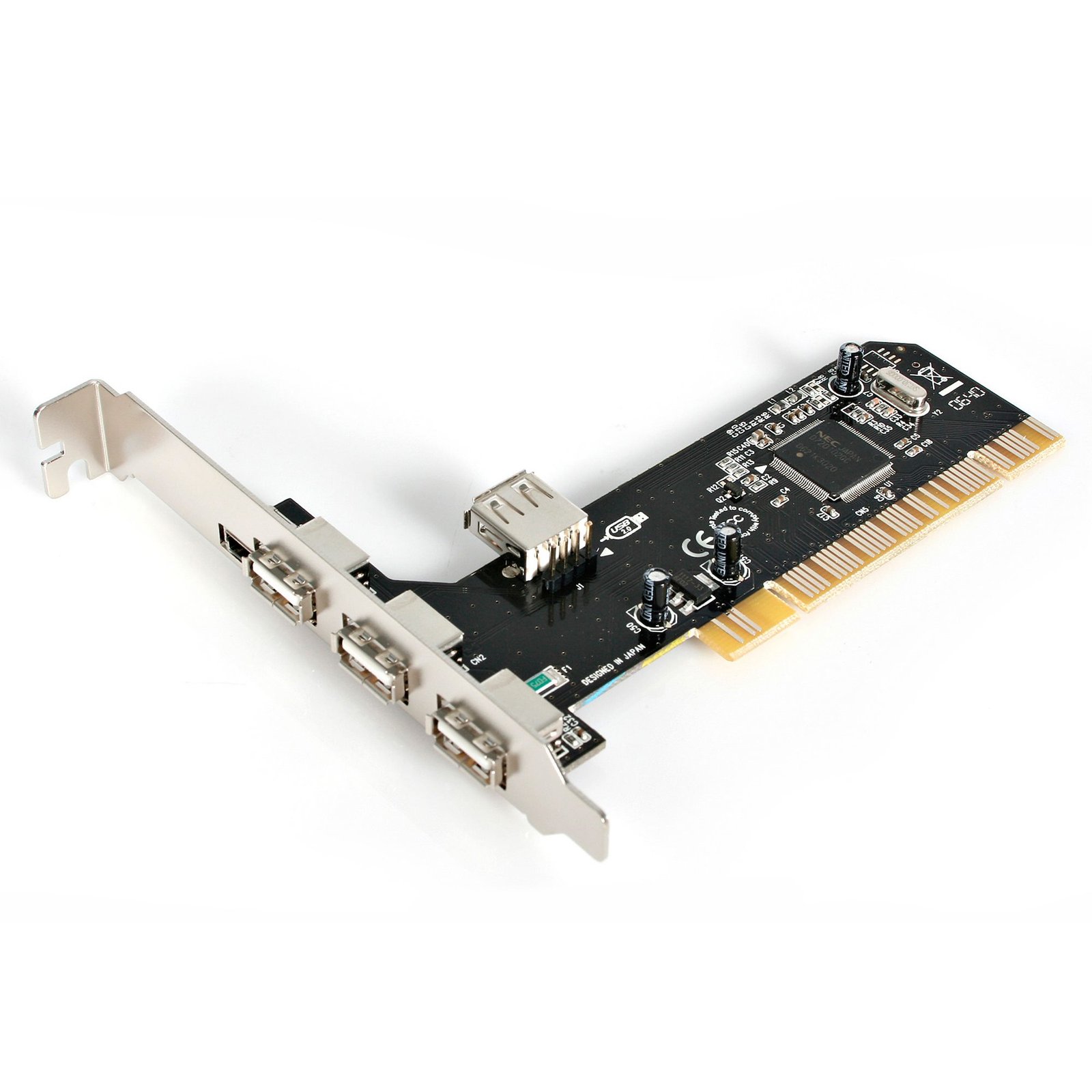 4 Port PCI High Speed USB 2.0 Adapter Card