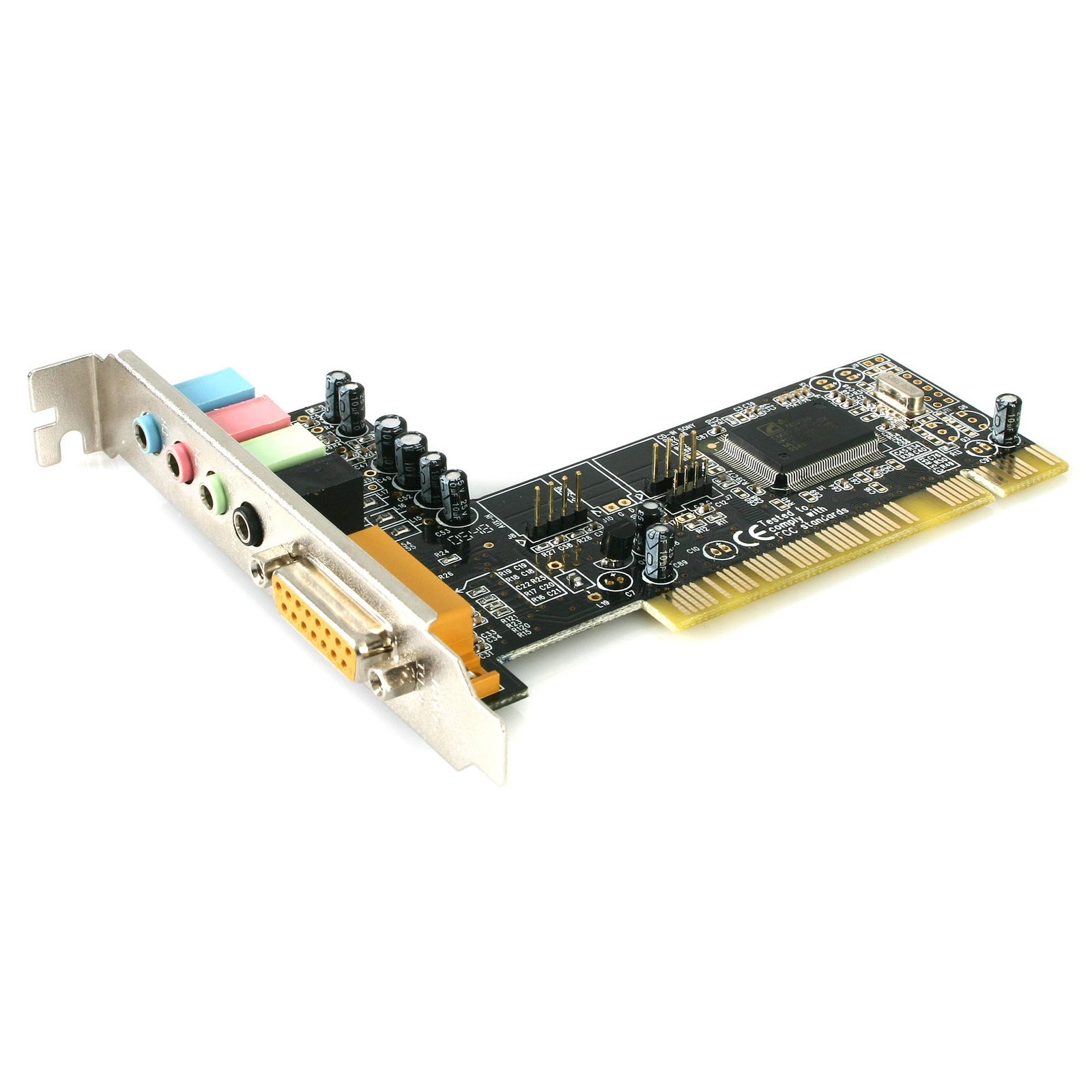 4 Channel PCI Sound Card with AC97 3D Audio Effects