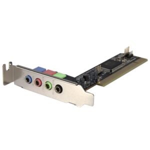 4 Channel Low Profile PCI Sound Adapter Card AC97 3D Audio Effects