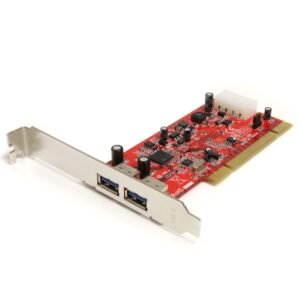 2 Port PCI SuperSpeed USB 3.0 Card Adapter