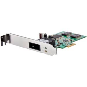PCI Express (PCIe) Gigabit Ethernet Multimode SC Fiber Network Card Adapter NIC - 550m - TAA