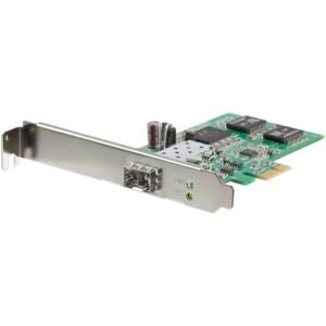 PCI Express Gigabit Ethernet Fiber Network Card w/ Open SFP - PCIe SFP Network Card Adapter NIC - TAA