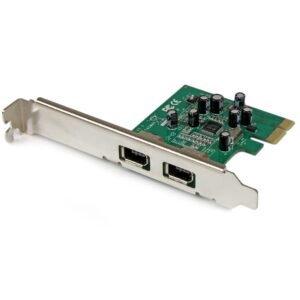 2 Port PCI Express 1394a FireWire Adapter Card