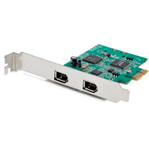 2-Port PCI Express FireWire Card - PCIe FireWire 1394a Adapter - TAA