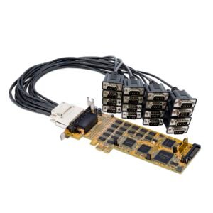 16-Port Low-Profile Serial Card - RS232 - PCI Express - TAA