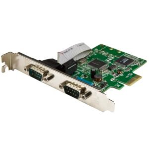 2-Port PCI Express Serial Card with 16C1050 UART - RS232 - TAA