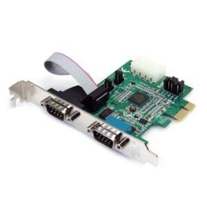 Discontinued and replaced by PEX2S953: 2 Port Native PCI Express RS232 Serial Adapter Card with 16950 UART