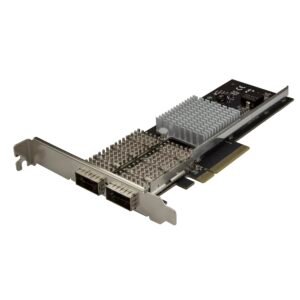 Dual Port 40G QSFP+ Network Card - Intel XL710 Open QSFP+ Converged Adapter - PCIe 40 Gigabit Ethernet Server NIC - 40GbE Fiber Optic LAN