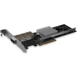 1-Port 40G QSFP+ Network Card - Intel XL710 Open QSFP+ Converged Adapter - PCIe 40 Gigabit Ethernet Server NIC - 40GbE Fiber Optic LAN Card
