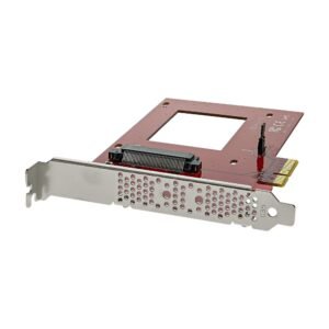 U.2 to PCIe Adapter for 2.5" U.2 NVMe SSD - SFF-8639 - x4 PCI Express 4.0 - TAA