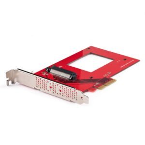 U.3 to PCIe Adapter Card, PCIe 4.0 x4 Adapter For 2.5" U.3 NVMe SSDs, SFF-TA-1001 PCI Express Add-in Card for Desktops/Servers, TAA