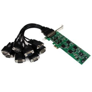 8 Port PCI Express (PCIe) RS-232/422/485 Serial Card - 4 x RS232 4 x RS422 / RS485