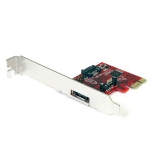1x eSATA + 1x SATA 6 Gbps PCI Express SATA Controller Card Adapter