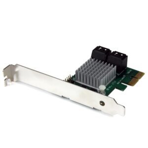 4 Port PCI Express 2.0 SATA III 6Gbps RAID Controller Card with HyperDuo SSD Tiering - TAA