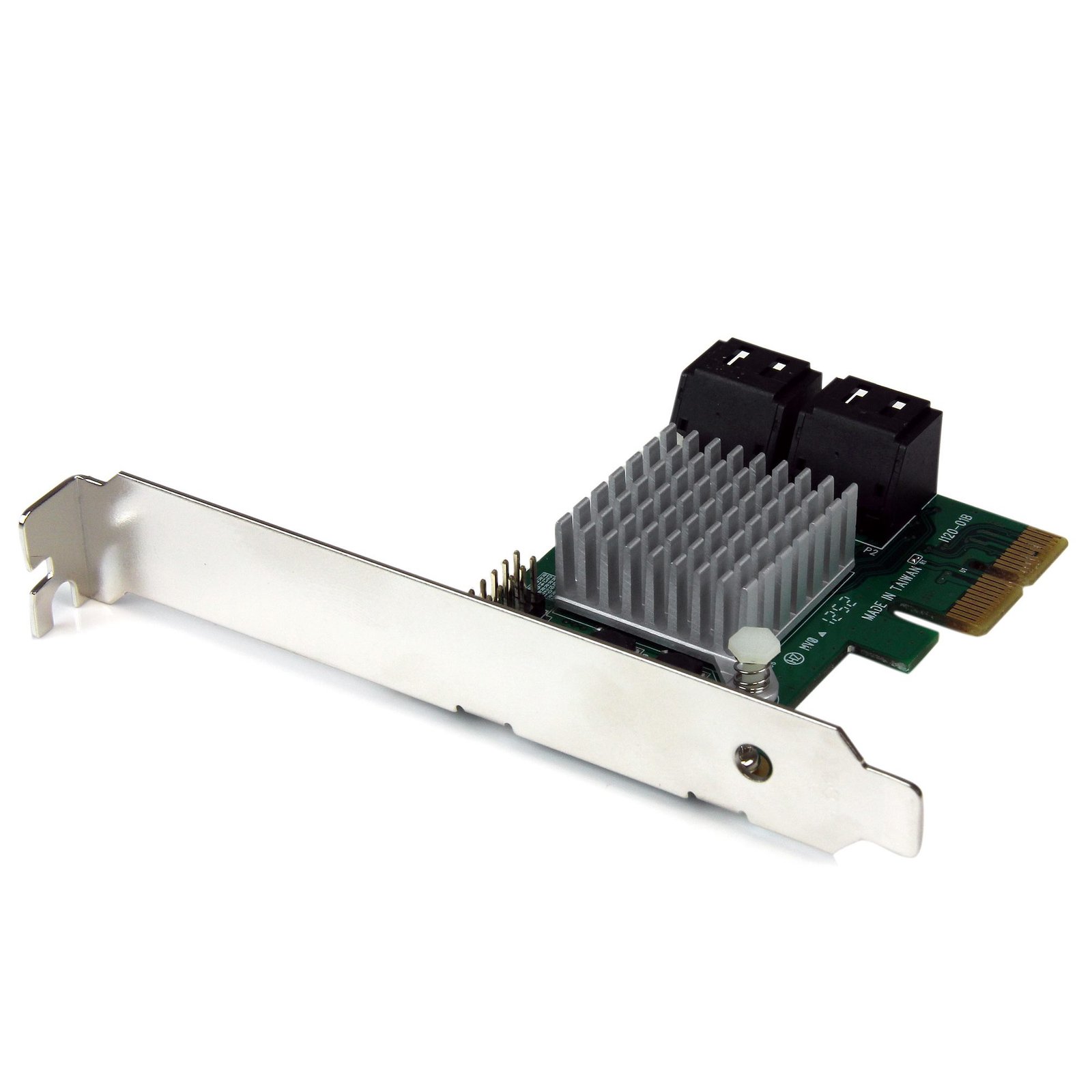 4 Port PCI Express 2.0 SATA III 6Gbps RAID Controller Card with HyperDuo SSD Tiering - TAA