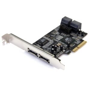 2 Port eSATA + 4 Port SATA II PCI Express x4 SATA Controller Adapter Card