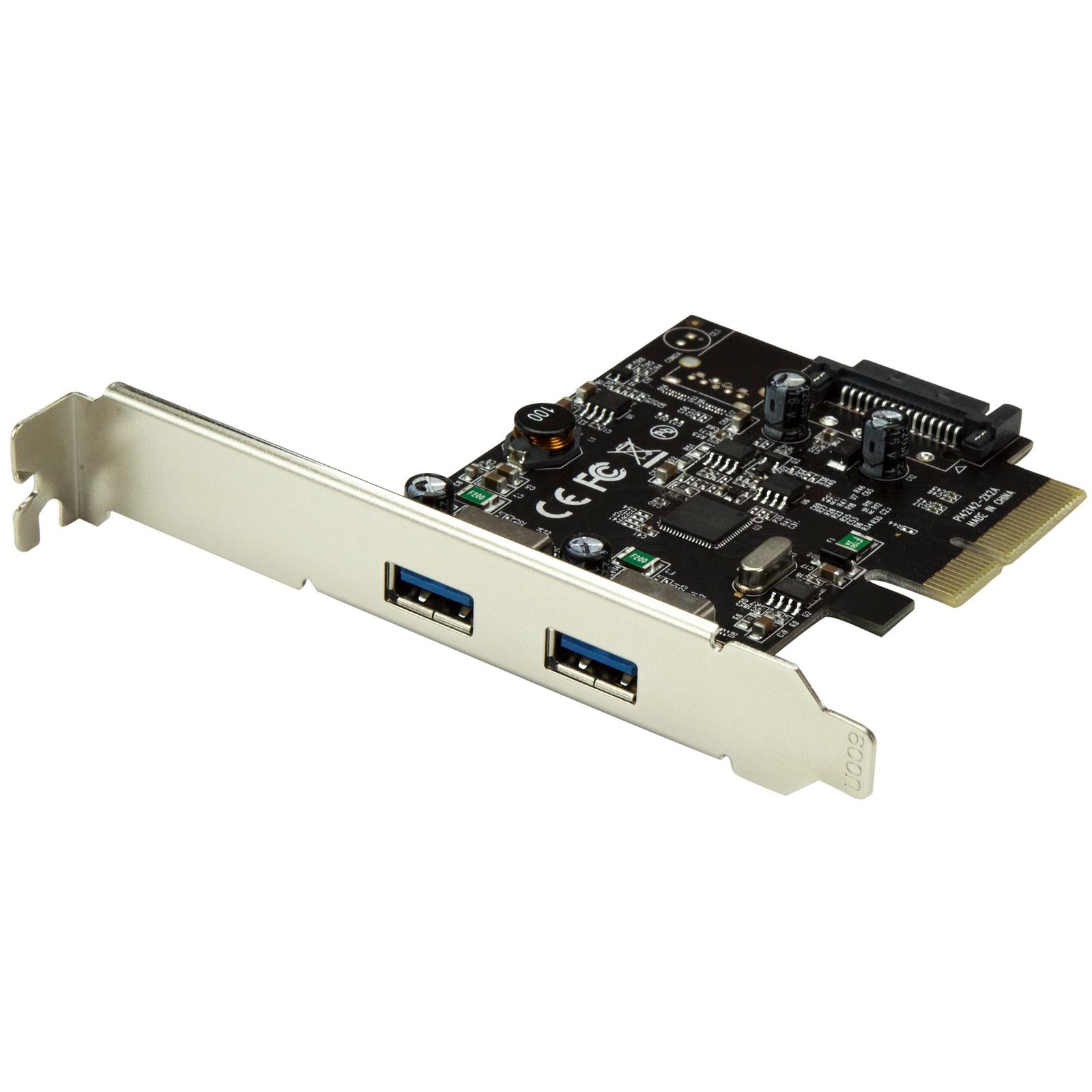 2-Port USB PCIe Card - 10Gbps USB 3.1 Gen 2 Type-A PCI Express Host Controller Card - USB 3.2 Gen 2x1 PCIe Add-On Adapter Card - Expansion