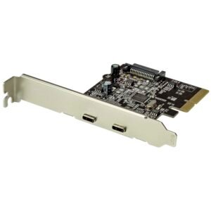 Discontinued and replaced by PEXUSB312C3 - Dual Port USB-C Card - 2x USB-C - USB 3.1 PCI-e Card with SATA - USB 3.1 Expansion Card - PCI