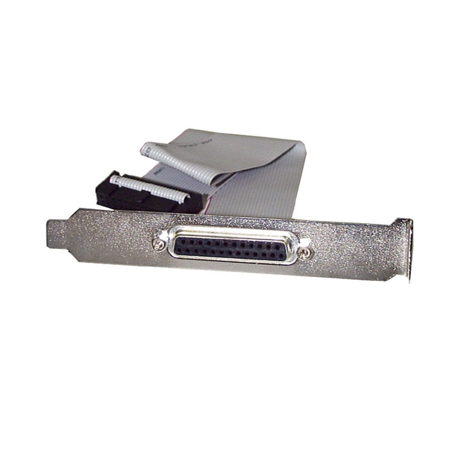 8in DB25 Parallel Female to IDC 25 Pin Header Slot Plate