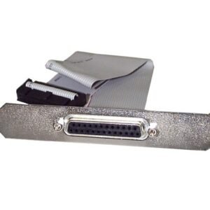 16in DB25 Parallel Female to IDC 26 Pin Header Slot Plate