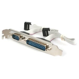 9 Pin & 25 Pin Serial to 10 Pin IDC Header Slot Plate Adapter
