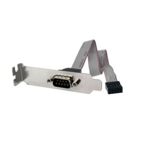 9 Pin Serial to 10 Pin IDC Header Low Profile Slot Plate Adapter