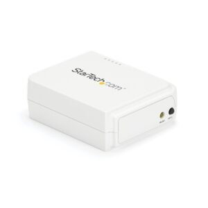 1 Port USB Wireless N Network Print Server with 10/100 Mbps Ethernet Port - 802.11 b/g/n - TAA