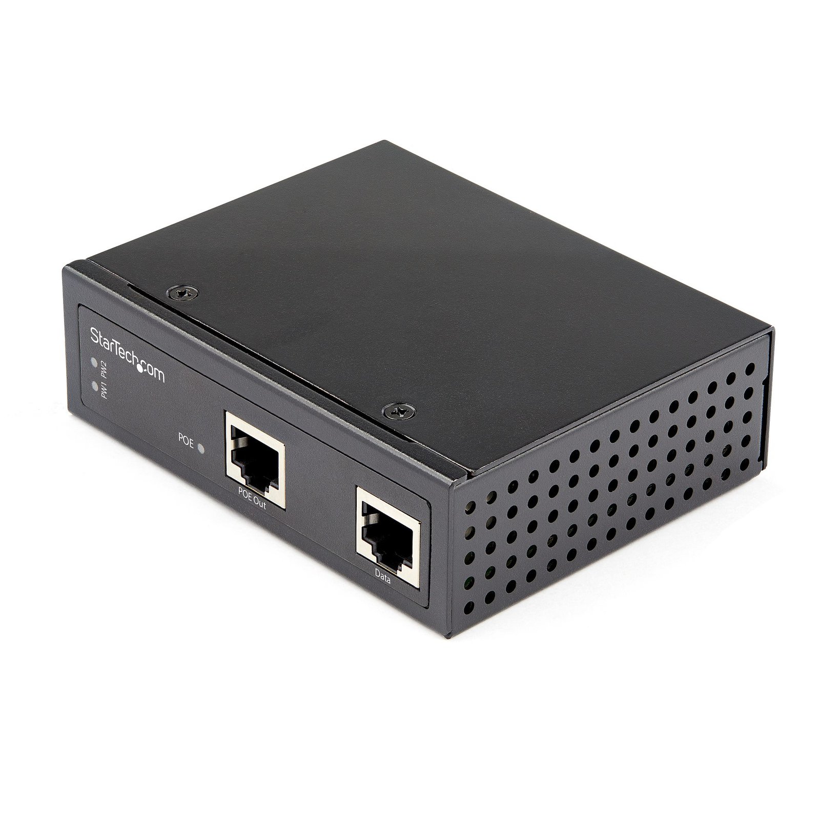 Industrial Gigabit PoE Injector - High Speed/High Power 90W - 802.3bt PoE++ 52V-56VDC DIN Rail UPoE/Ultra Power Over Ethernet Injector