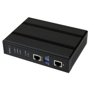 Industrial 1 Port Gigabit PoE+ Power over Ethernet Injector (30W) w/ Non-Standard PoE Boost (60W) and Redundant Power