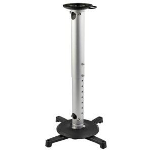 Universal Ceiling Projector Mount - Heavy Duty Height Adjustable/Extendable Pole Mount 5-22.7" from Ceiling - 33lb (15kg) - Tilt/Rotate