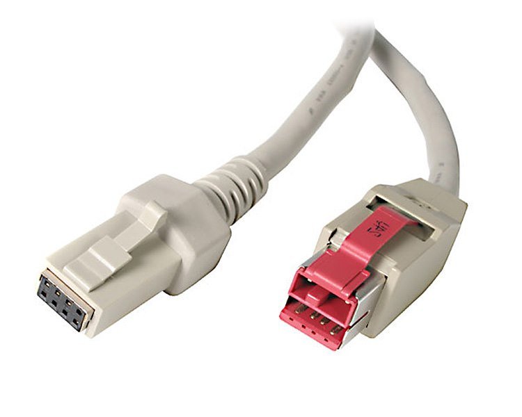 3 ft 24V to 2x4 PoweredUSB Cable
