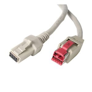 6 ft 24V to 2x4 PoweredUSB Cable