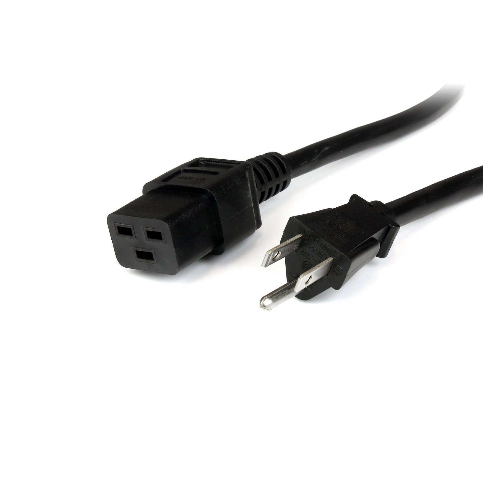 8 ft Computer Power Cord - NEMA 5-15P to IEC 320 C19